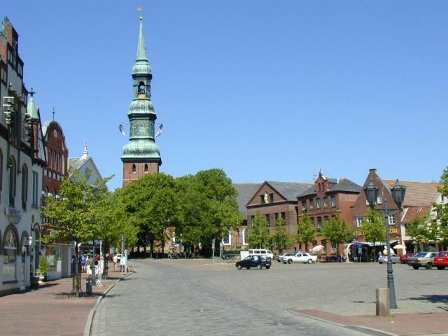 Idyllisches Reethaus Toenning Appartement Buitenkant foto